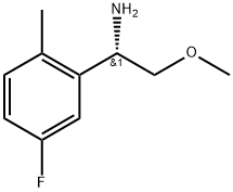 (S)-1-(5-fluoro-2-methylphenyl)-2-methoxyethanamine Struktur