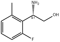 (2S)-2-amino-2-(2-fluoro-6-methylphenyl)ethan-1-ol Struktur