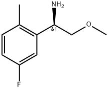 (R)-1-(5-fluoro-2-methylphenyl)-2-methoxyethanamine Struktur