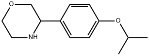 3-(4-isopropoxyphenyl)morpholine Struktur