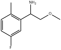 1-(5-fluoro-2-methylphenyl)-2-methoxyethan-1-amine Struktur