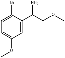 1-(2-bromo-5-methoxyphenyl)-2-methoxyethan-1-amine Struktur