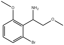 1-(2-bromo-6-methoxyphenyl)-2-methoxyethanamine Struktur