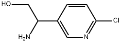 3-Pyridineethanol, β-amino-6-chloro- Struktur