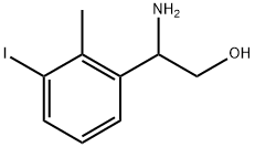 2-amino-2-(3-iodo-2-methylphenyl)ethanol Struktur