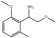 2-methoxy-1-(2-methoxy-6-methylphenyl)ethanamine Struktur