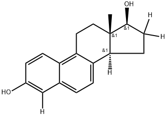 17β-Dihydroequilenin-4,16,16-D3 Struktur