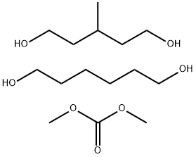 Dimethyl carbonate polymer with 1,6-hexanediol and 3-methyl-1,5-pentanediol Struktur