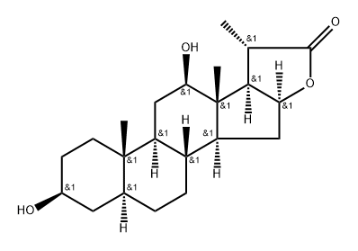 12Beta-hydroxy-Tigogenin lactone Struktur