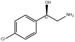 Benzenemethanol, α-(aminomethyl)-4-chloro-, (αR)- Struktur