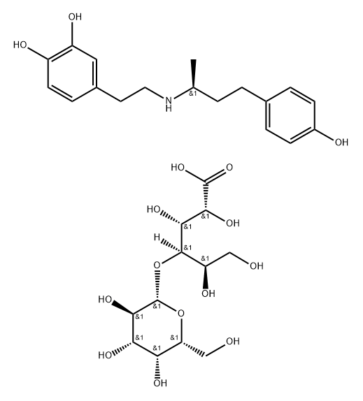 Levdobutamine lactobionate Struktur