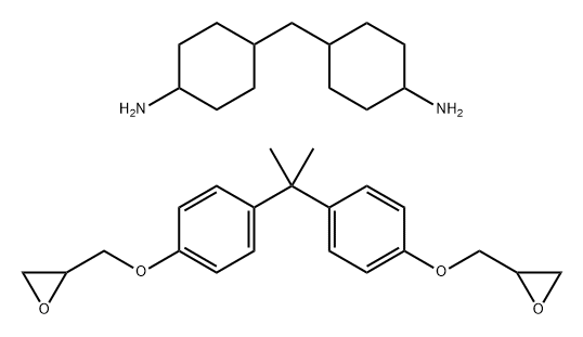 Cyclohexanamine, 4,4-methylenebis-, reaction products with bisphenol A diglycidyl ether homopolymer Struktur