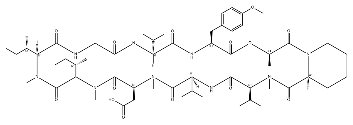 Cyclopeptolide 1 Struktur