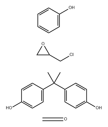 Phenol, 4,4'-(1-methylethylidene)bis-, polymer with (chloromethyl)oxirane, reaction products with butylated formaldehyde-phenol polymer Struktur