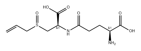 L-Cysteine, L-γ-glutamyl-S-2-propen-1-yl-, S-oxide Struktur