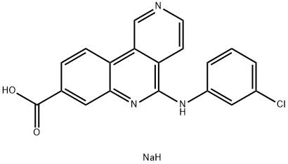 CX-4945 (sodiuM salt) Struktur