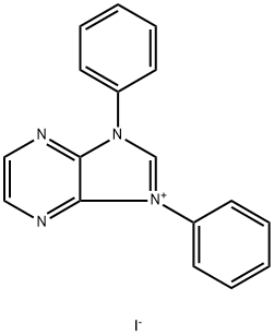 1,3-Diphenyl-3-imidazo[4,5-b]pyrazinium Iodide Struktur