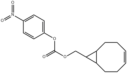 Carbonic acid, (1α,4E,8α,9α)-bicyclo[6.1.0]non-4-en-9-ylmethyl 4-nitrophenyl ester Struktur