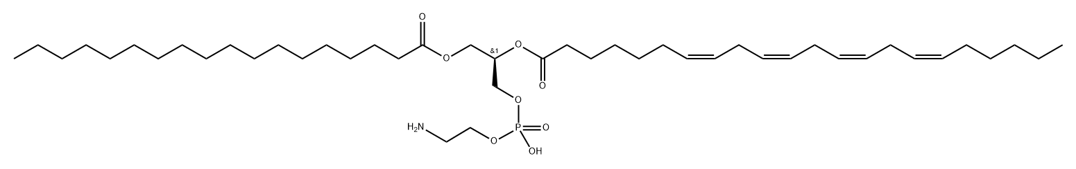 1-Stearoyl-2-Adrenoyl-sn-glycero-3-PE Struktur