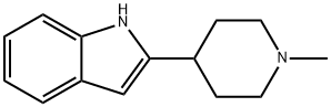 2-(1-methylpiperidin-4-yl)-1H-indole Struktur