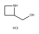 2-Azetidinemethanol, hydrochloride (1:1) Struktur