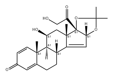 Delta14 -Desonide Struktur