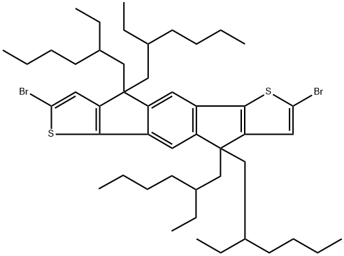 C2C6-IDT-Br Struktur