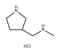 3-?Pyrrolidinemethanami?ne, N-?methyl-?, hydrochloride (1:2) Struktur