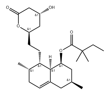 (1S,3S,7S,8S,8aR)-8-(2-((2R,4R)-4-hydroxy-6-oxotetrahydro-2H- pyran-2-yl)ethyl)-3,7-dimethyl-1,2,3,4,6,7,8,8a-octahydronaphthalen- 1-yl 2,2-dimethylbutanoate