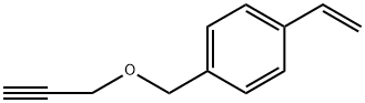 1-Ethenyl-4-[(2-propyn-1-yloxy)methyl]benzene Struktur