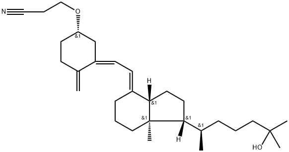 3-O-(2-Cyanoethyl)-25-hydroxyvitaMin D3 Struktur