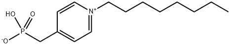 Pyridinium, 1-octyl-4-(phosphonomethyl)-, inner salt (9CI) Struktur