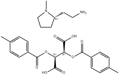 (S)-2-(1-methylpyrrolidin-2-yl)ethanamine (2S,3S)-2,3-bis((4-methylbenzoyl)oxy)succinate