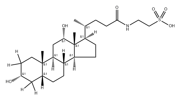 Taurodeoxycholic-d4 Acid Struktur