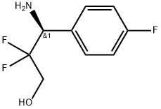 Benzenepropanol, γ-amino-β,β,4-trifluoro-, (γS)- Struktur