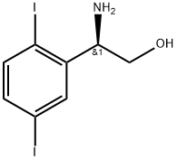 2-amino-2-(2,5-diiodophenyl)ethanol Struktur