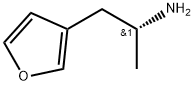 3-Furanethanamine, α-methyl-, (αR)- Struktur