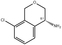 (R)-8-Chloroisochroman-4-amine Struktur