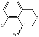 (R)-5-chloroisochroman-4-amine Struktur