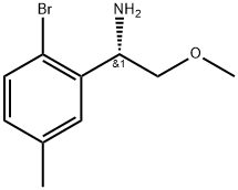 (1S)-1-(2-bromo-5-methylphenyl)-2-methoxyethanamine Struktur