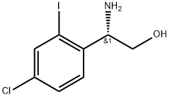 (2S)-2-amino-2-(4-chloro-2-iodophenyl)ethan-1-ol Struktur