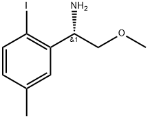 1-(2-iodo-5-methylphenyl)-2-methoxyethanamine Struktur