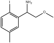 1-(2-iodo-5-methylphenyl)-2-methoxyethanamine Struktur