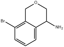 8-bromoisochroman-4-amine Struktur