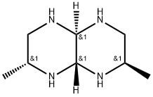 Pyrazino[2,3-b]pyrazine, decahydro-2,7-dimethyl-, (2-alpha-,4a-alpha-,7-ba-,8a-ba-)- (9CI) Struktur