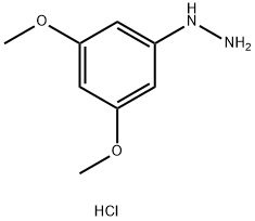 (3,5-dimethoxyphenyl)hydrazine hydrochloride Struktur