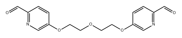 5,5'-((Oxybis(ethane-2,1-diyl))bis(oxy))dipicolinaldehyde Struktur