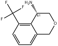 (S)-5-(trifluoromethyl)isochroman-4-amine Struktur