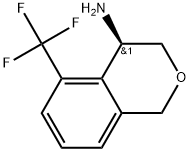 (R)-5-(trifluoromethyl)isochroman-4-amine Struktur