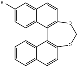 Dinaphtho[2,1-d:1',2'-f][1,3]dioxepin, 9-bromo-, (11bS)- Struktur